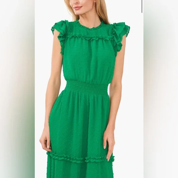 cece green dress Alémais Cece Spliced Midi Dress 10 AU/UK (6 US) main image 0